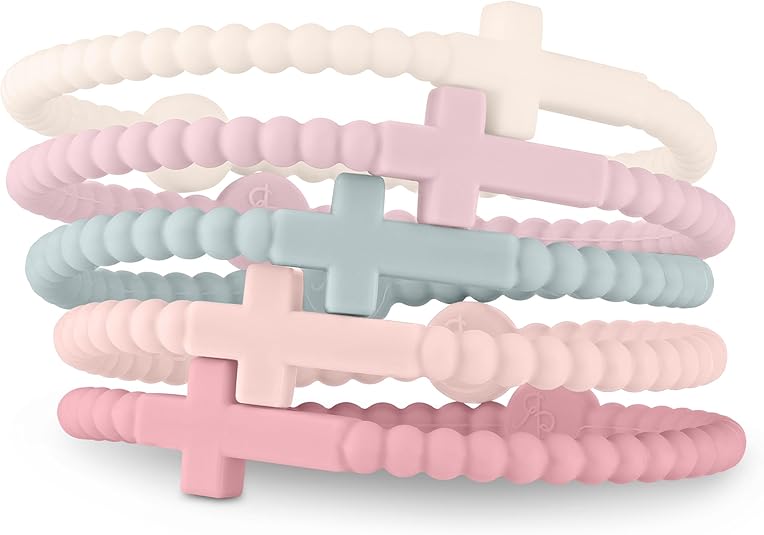 Lenrao Jesus Bracelets - Cross Silicone Bracelet
