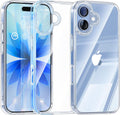 Wepro for iPhone 17 Case - Crystal Clear 17 Phone Case, Rugged Military Grade Protection Shockproof Bumper Cover Anti-Yellow Thin Case