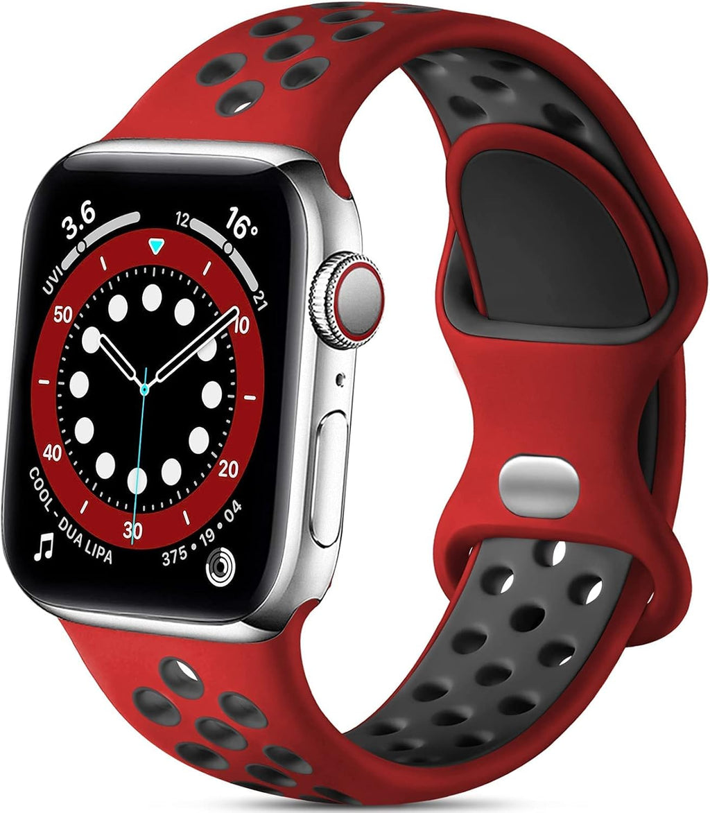 Beydoa Silicone Sport Band for Apple Watch Bands 45/46/44/42/49mm Women Men