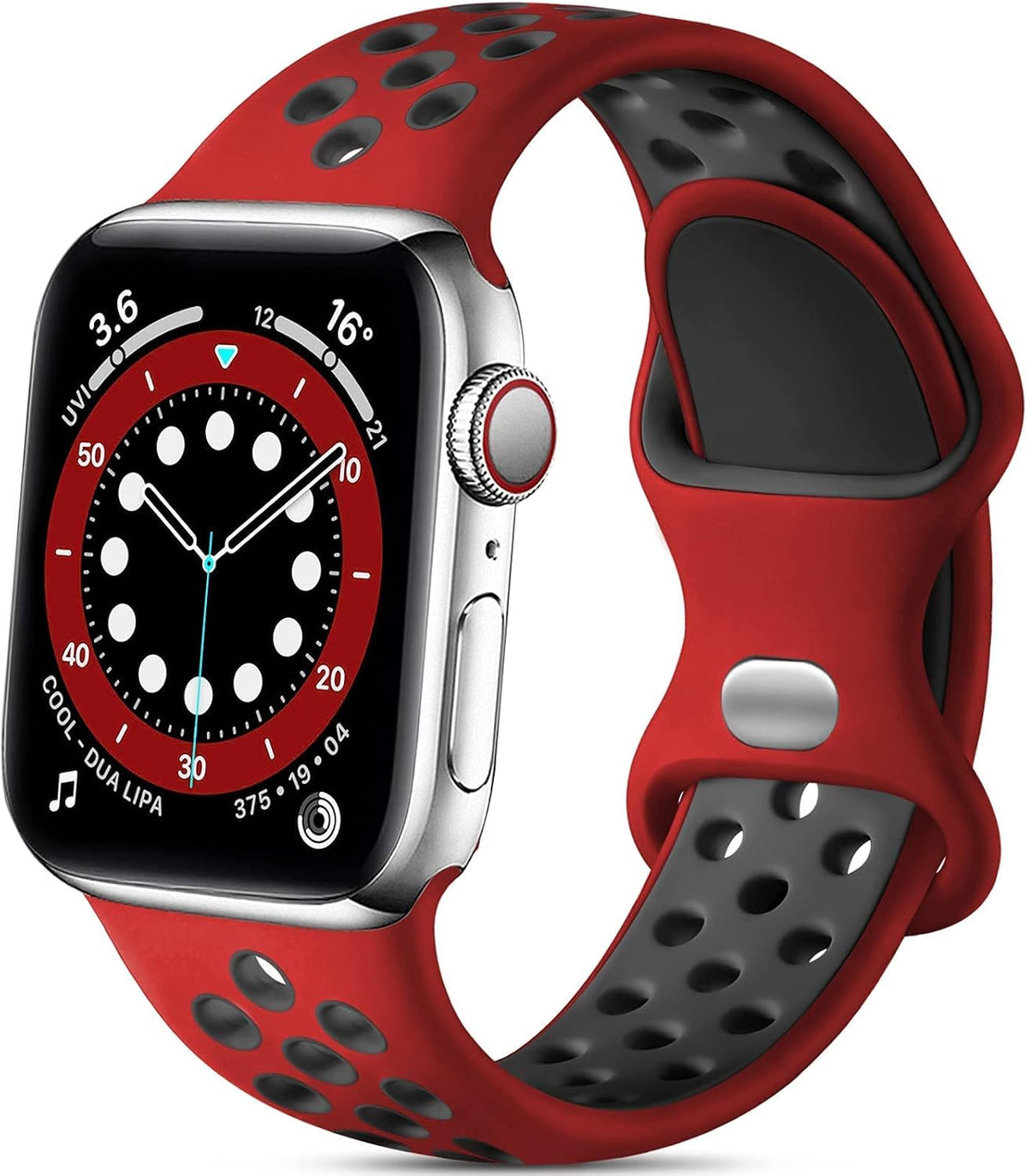 Beydoa Silicone Sport Band for Apple Watch Bands 45/46/44/42/49mm Women Men